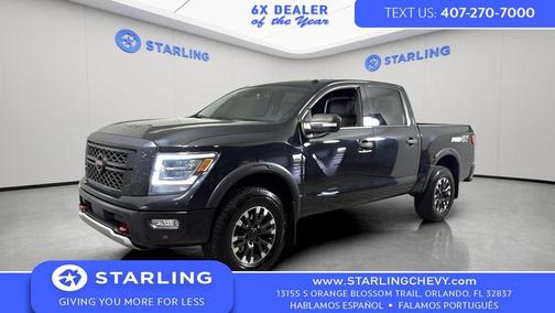 Super Black 2021 Nissan Titan PRO-4X
