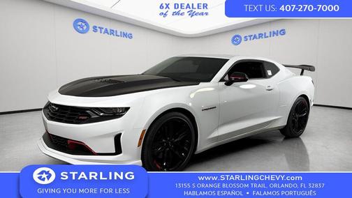 Summit White 2022 Chevrolet Camaro RWD Coupe LT1