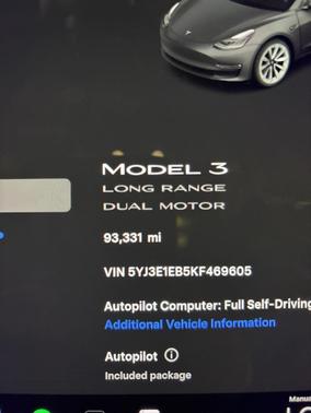 2019 Tesla Model 3 Long Range
