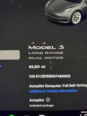 2019 Tesla Model 3 Long Range
