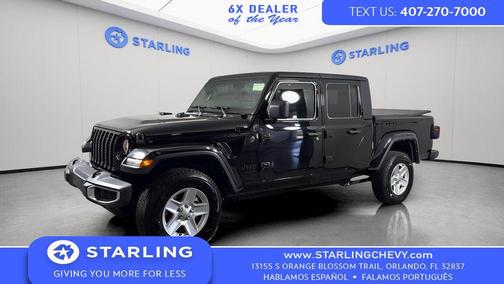 Black Clearcoat 2022 Jeep Gladiator Sport S
