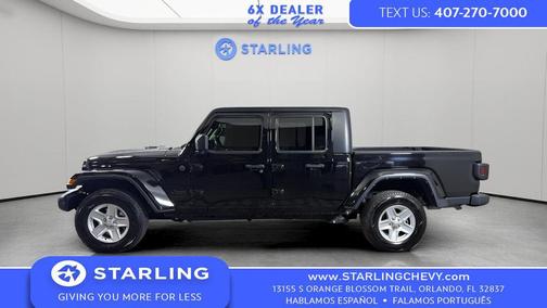 Black Clearcoat 2022 Jeep Gladiator Sport S