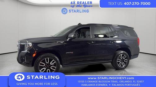 Onyx Black 2022 GMC Yukon 4WD AT4