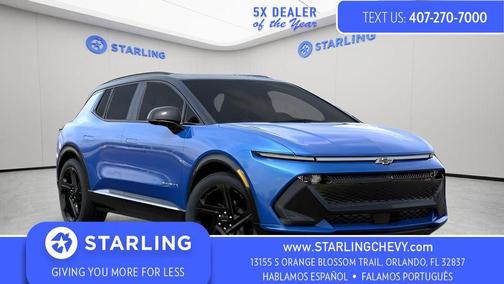 Riptide Blue Metallic 2026 Chevrolet Equinox EV RS