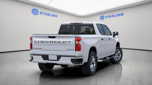 Summit White 2026 Chevrolet Silverado 1500 Custom