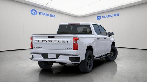 Summit White 2026 Chevrolet Silverado 1500 Custom