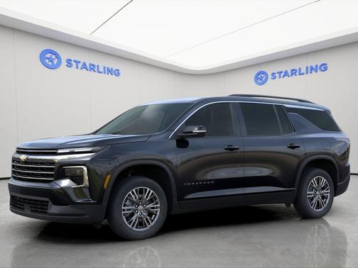 Mosaic Black Metallic 2025 Chevrolet Traverse LT