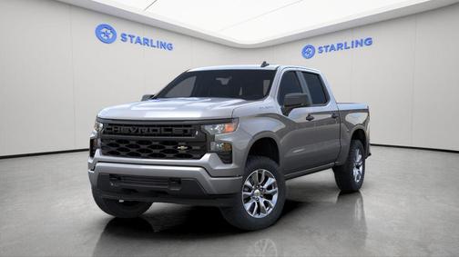 Sterling Gray Metallic 2026 Chevrolet Silverado 1500 Custom