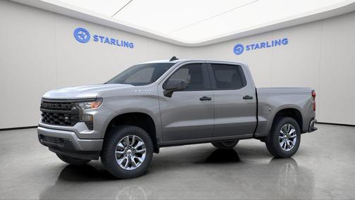 Sterling Gray Metallic 2026 Chevrolet Silverado 1500 Custom