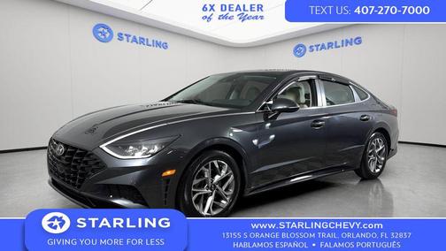 Portofino Gray 2021 Hyundai SONATA SEL