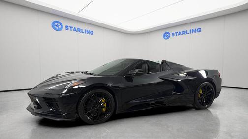 Black 2026 Chevrolet Corvette Stingray w/1LT