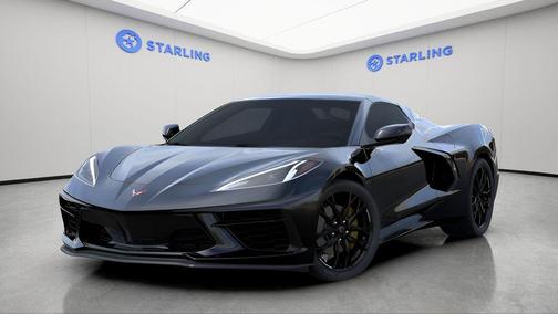 Black 2026 Chevrolet Corvette Stingray w/1LT