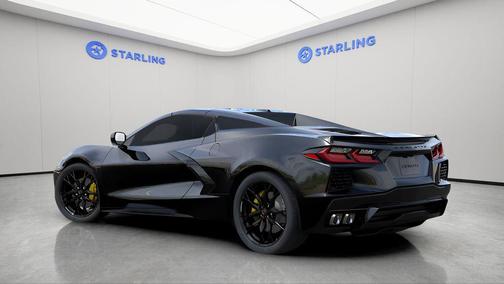 Black 2026 Chevrolet Corvette Stingray w/1LT