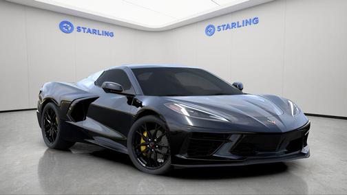 Black 2026 Chevrolet Corvette Stingray w/1LT