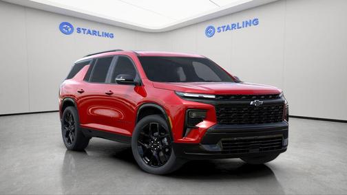 Radiant Red Tintcoat 2026 Chevrolet Traverse RS