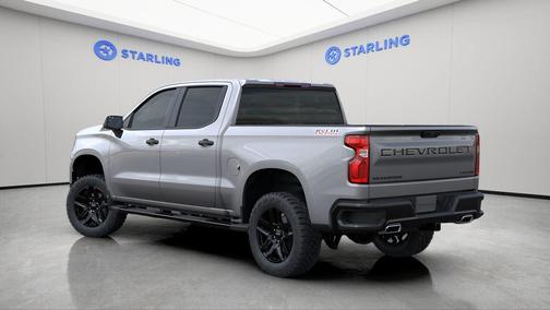 Sterling Gray Metallic 2026 Chevrolet Silverado 1500 Custom Trail Boss