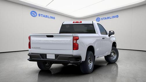 Summit White 2026 Chevrolet Silverado 1500 WT