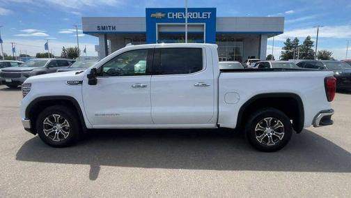 Summit White 2025 GMC Sierra 1500 SLT