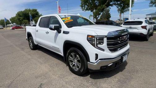Summit White 2025 GMC Sierra 1500 SLT