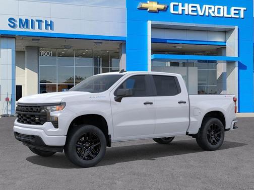 Summit White 2026 Chevrolet Silverado 1500 Custom