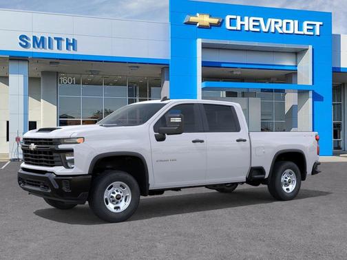 Summit White 2026 Chevrolet Silverado 2500 Crew Cab, Standard Bed, WT, 4WD