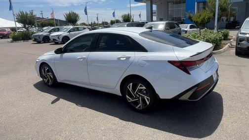 Serenity White 2025 Hyundai ELANTRA Sport