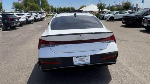 Serenity White 2025 Hyundai ELANTRA Sport