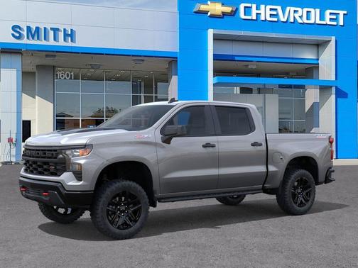 Sterling Gray Metallic 2026 Chevrolet Silverado 1500 Custom Trail Boss