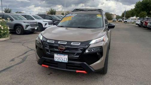 Baja Storm Metallic 2025 Nissan Rogue Rock Creek
