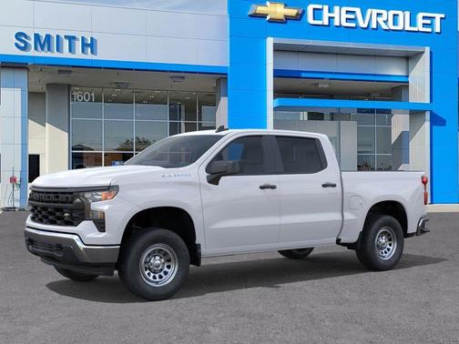 Summit White 2026 Chevrolet Silverado 1500 WT