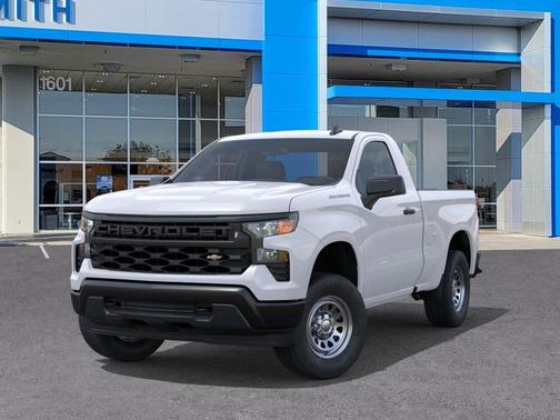 Summit White 2026 Chevrolet Silverado 1500 WT