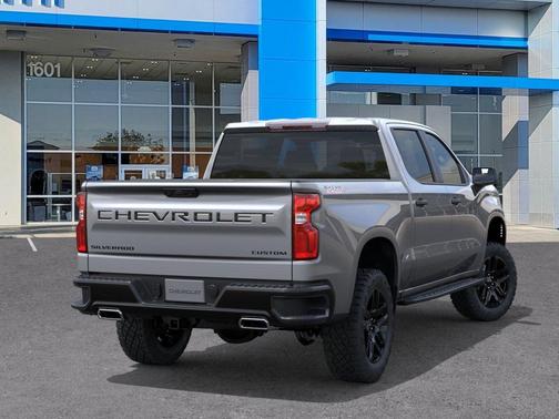 Sterling Gray Metallic 2026 Chevrolet Silverado 1500 Custom Trail Boss