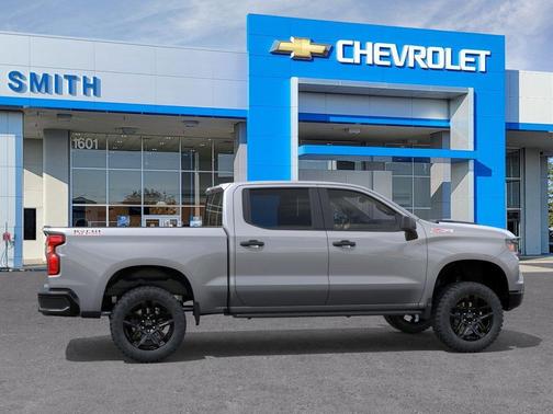Sterling Gray Metallic 2026 Chevrolet Silverado 1500 Custom Trail Boss