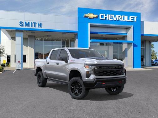 Sterling Gray Metallic 2026 Chevrolet Silverado 1500 Custom Trail Boss