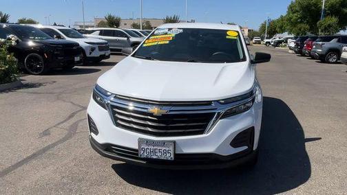 Summit White 2022 Chevrolet Equinox LS