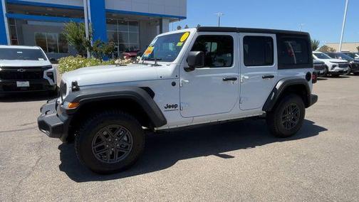 Bright White Clearcoat 2025 Jeep Wrangler Sport S