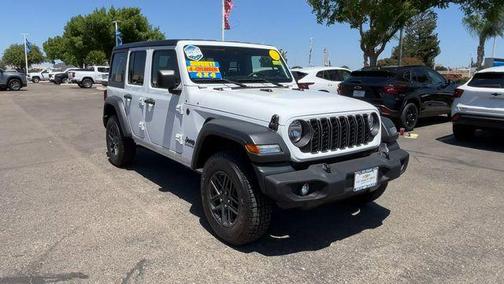 Bright White Clearcoat 2025 Jeep Wrangler Sport S