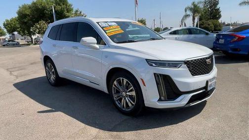 Crystal White Tricoat 2021 Cadillac XT6 Premium Luxury AWD
