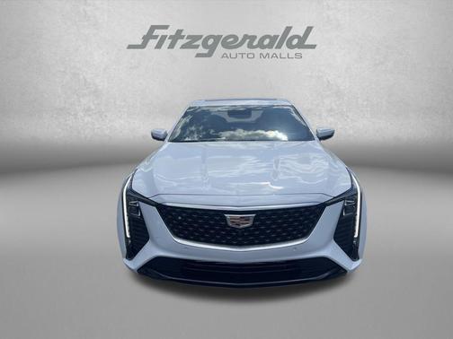 Vibrant White Tricoat 2026 Cadillac CT5 Premium Luxury