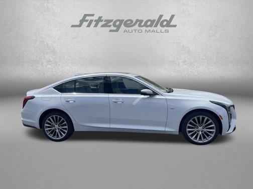 Vibrant White Tricoat 2026 Cadillac CT5 Premium Luxury