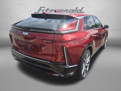 Radiant Red Tintcoat 2025 Cadillac LYRIQ Luxury