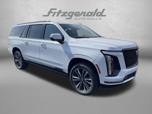 Vibrant White Tricoat 2026 Cadillac Escalade ESV Sport