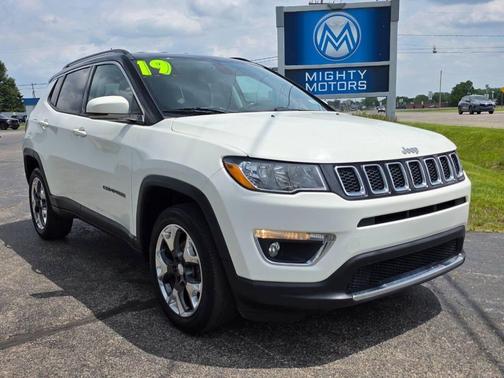 White Clearcoat 2019 Jeep Compass Limited