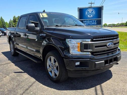 Shadow Black 2018 Ford F-150 XLT
