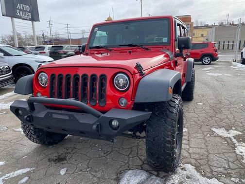 Firecracker Red Clearcoat 2016 Jeep Wrangler Unlimited Sport