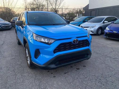 Blue Flame 2020 Toyota RAV4 LE