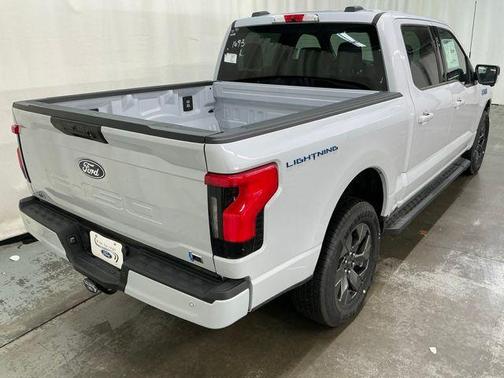 SPACE WHITE METALLIC 2025 Ford F-150 Lightning Flash
