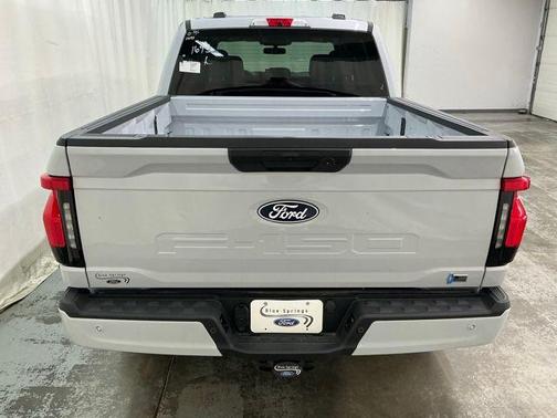 SPACE WHITE METALLIC 2025 Ford F-150 Lightning Flash