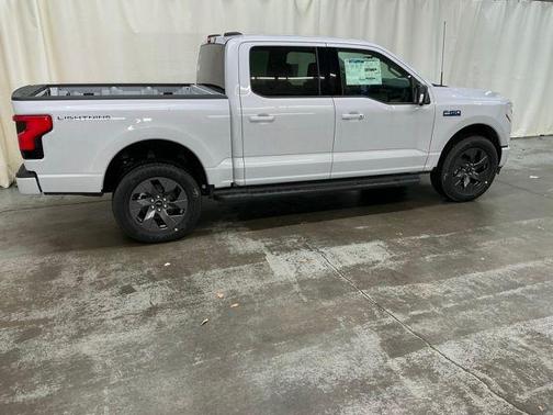 SPACE WHITE METALLIC 2025 Ford F-150 Lightning Flash