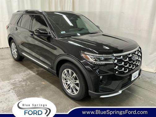 AGATE BLACK METALLIC 2025 Ford Explorer Platinum
